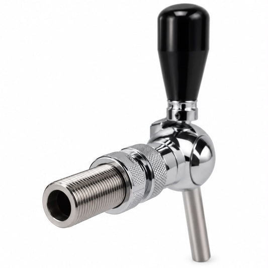 Grifo de cerveza cromado con compensador 1/2” – 30 mm