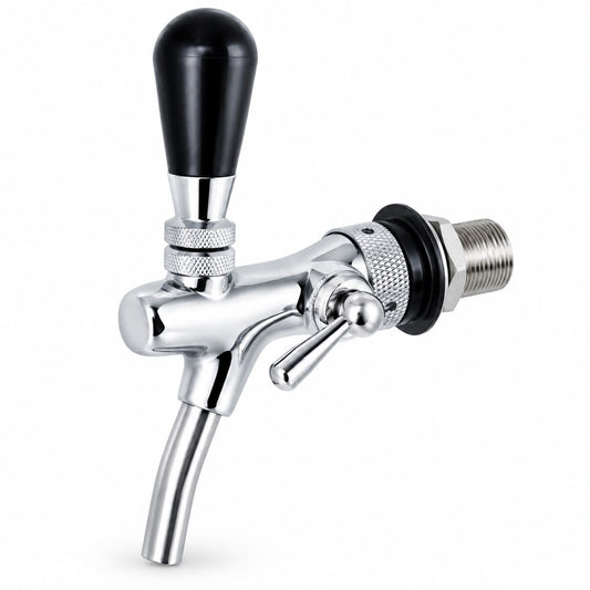 Grifo de cerveza cromado con compensador 1/2” – 35 mm